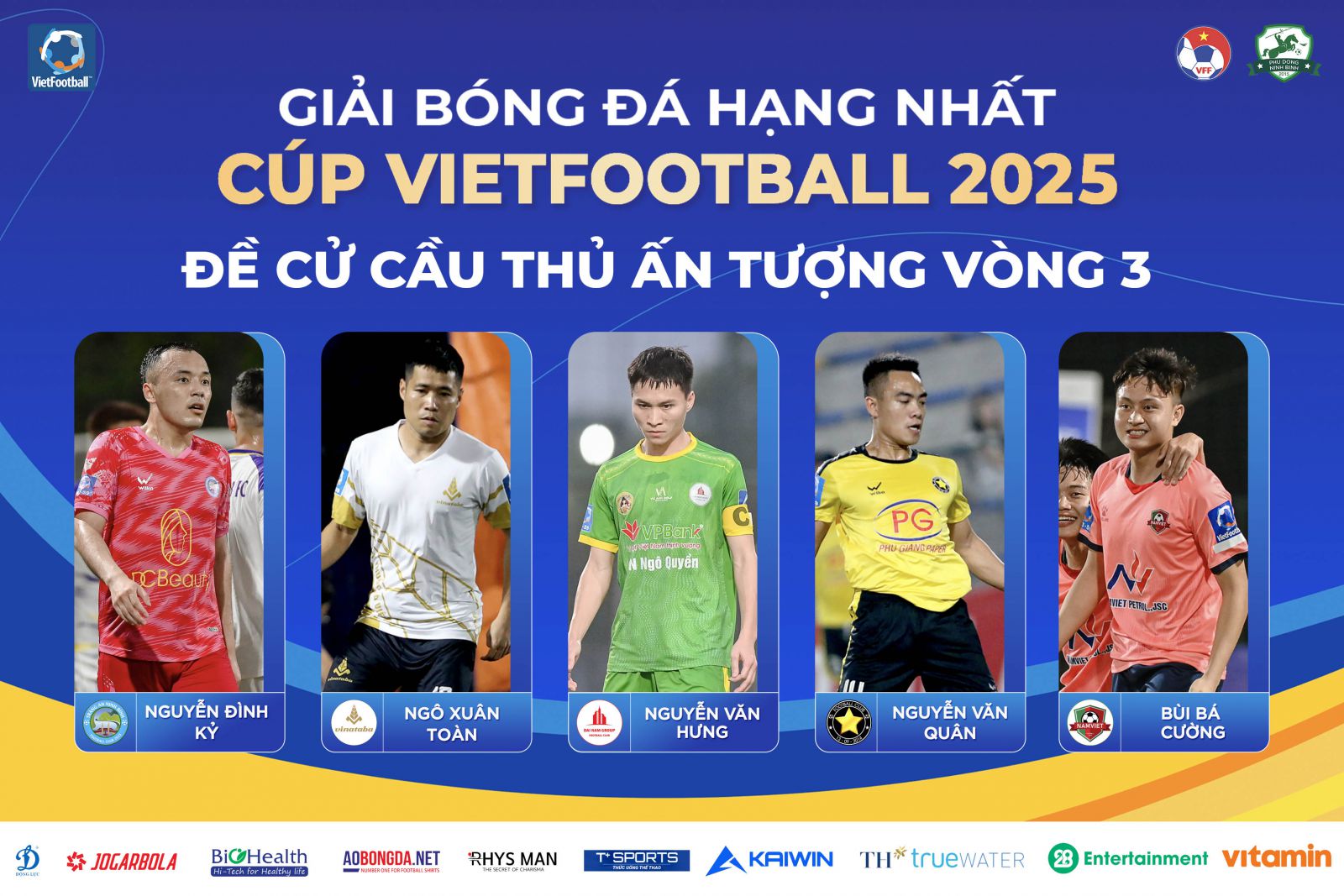 Top 5 đề cử cầu thủ ấn tượng vòng 3 HL1-S9