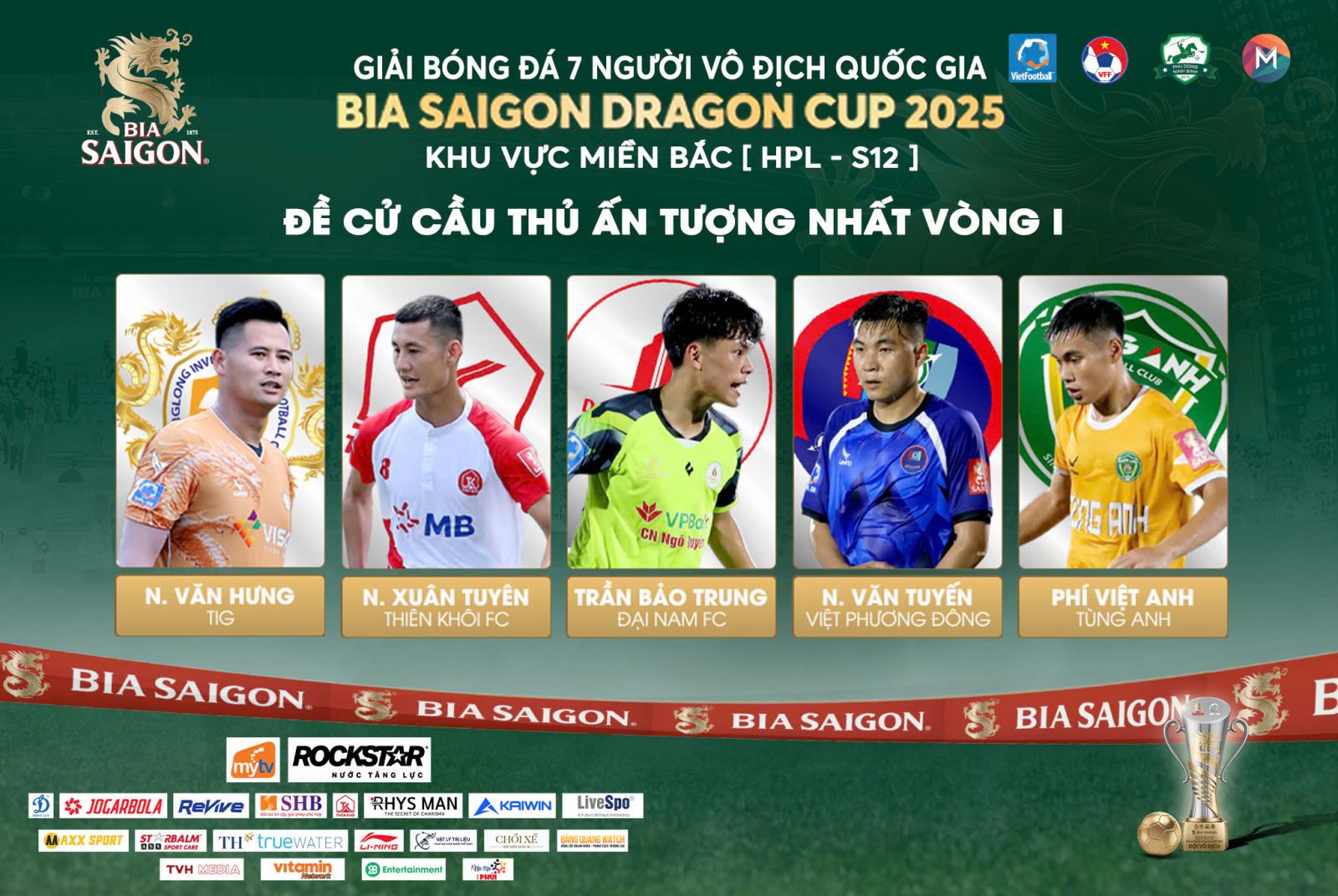 Bình chọn cầu thủ ấn tượng vòng 1 HPL-S12