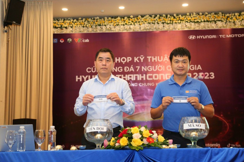 Xác định 4 cặp đấu VCK Cúp bóng đá 7 người quốc gia Hyundai Thanh Cong Cup 2023
