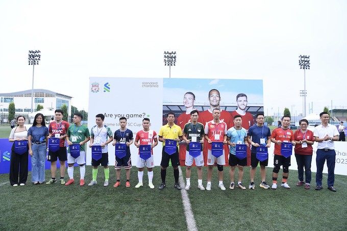 Khai mạc Giải bóng đá Cúp Standard Chartered 2023 tại Hà Nội