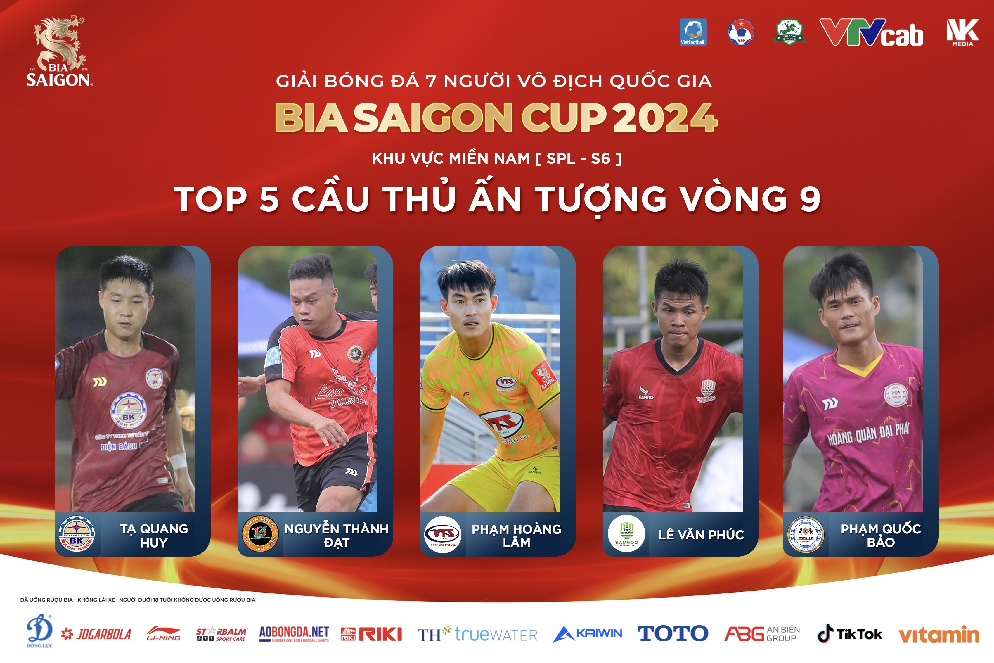 Bình chọn cầu thủ ấn tượng nhất vòng 9 SPL-S6