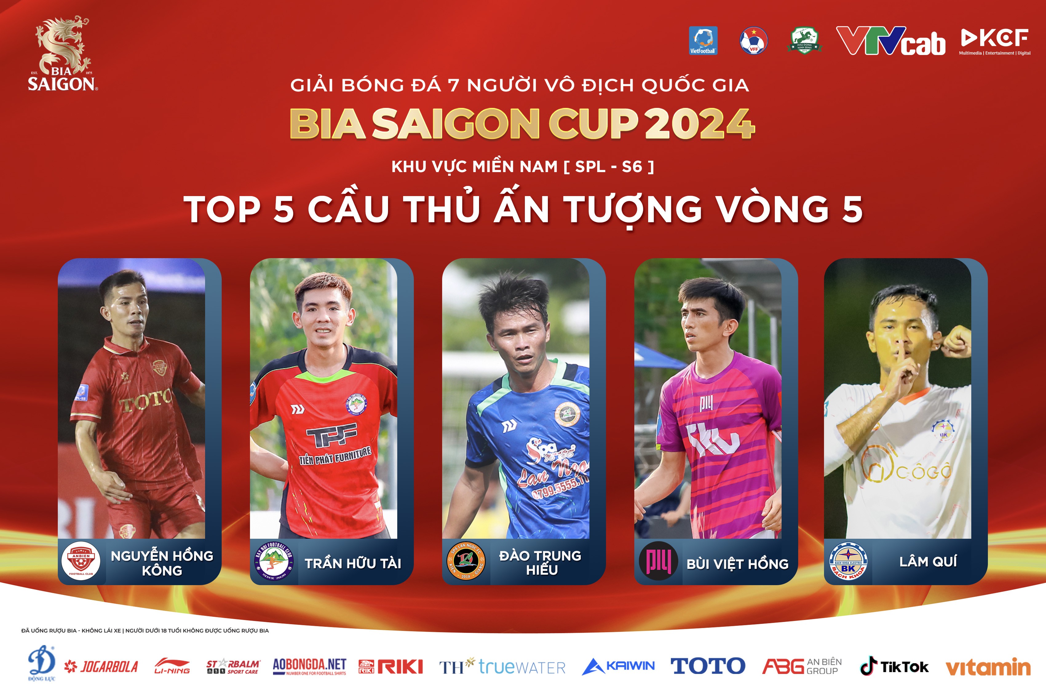 Bình chọn cầu thủ ấn tượng vòng 5 SPL-S6