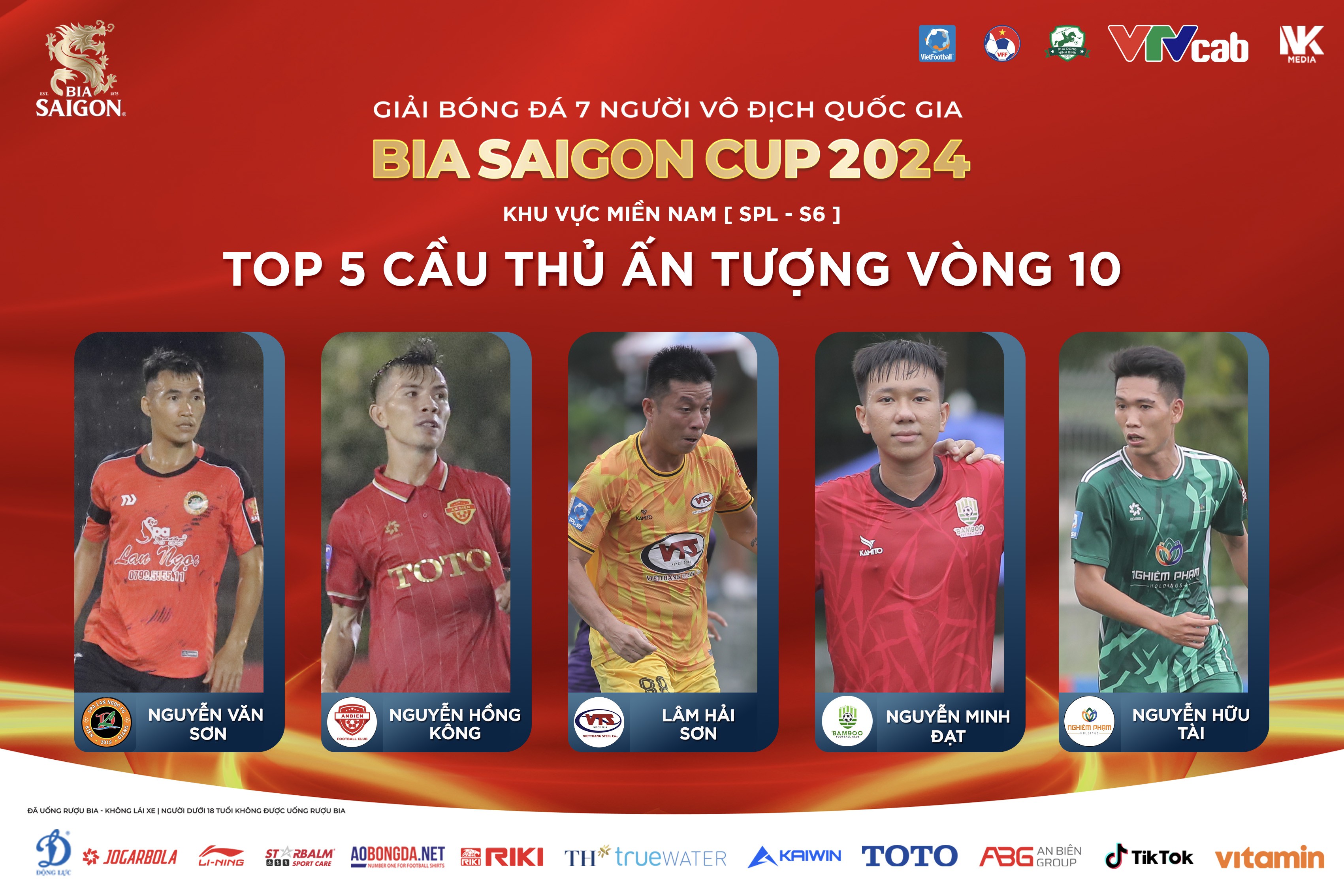 Bình chọn cầu thủ ấn tượng nhất vòng 10 SPL-S6