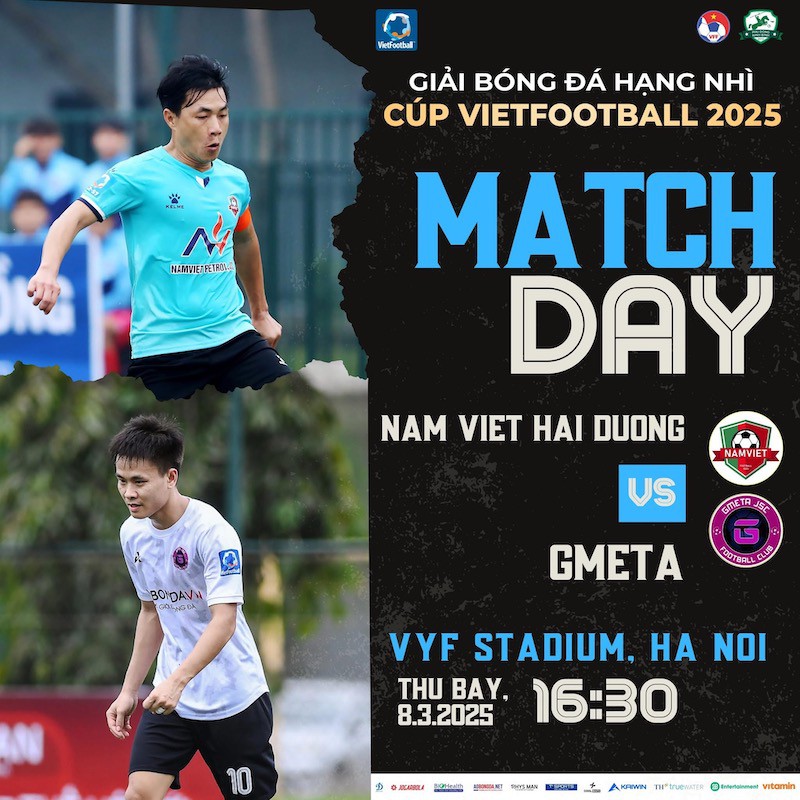 Vòng 4 HL2-S7: Tâm điểm Nam Việt Hải Dương đối đầu Gmeta