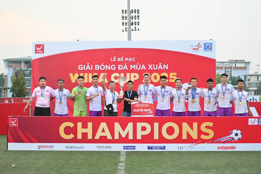 Phoenix vô địch Giải bóng đá Mùa Xuân - Wika Cup 2025