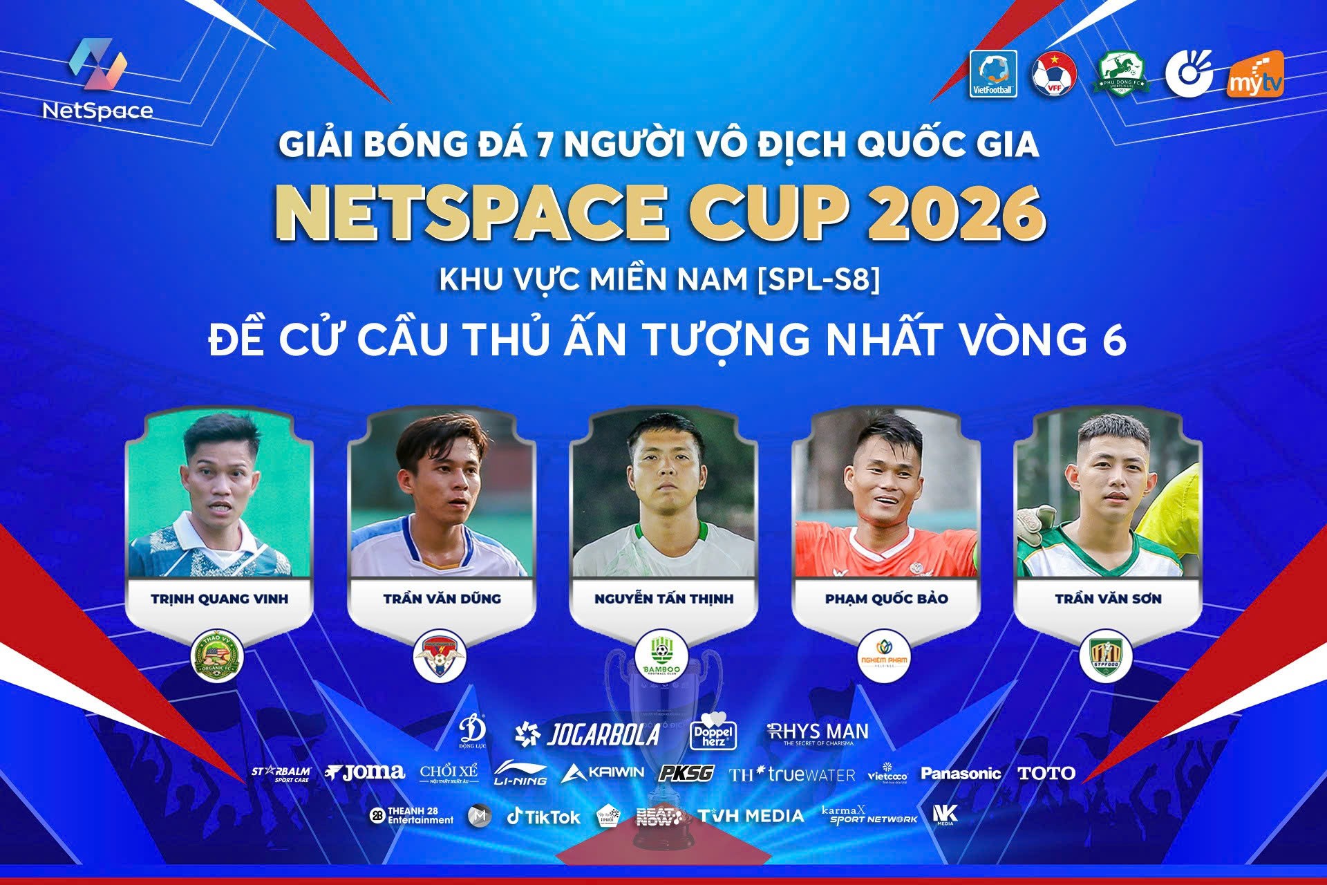 Bình chọn cầu thủ ấn tượng vòng 6 SPL-S8
