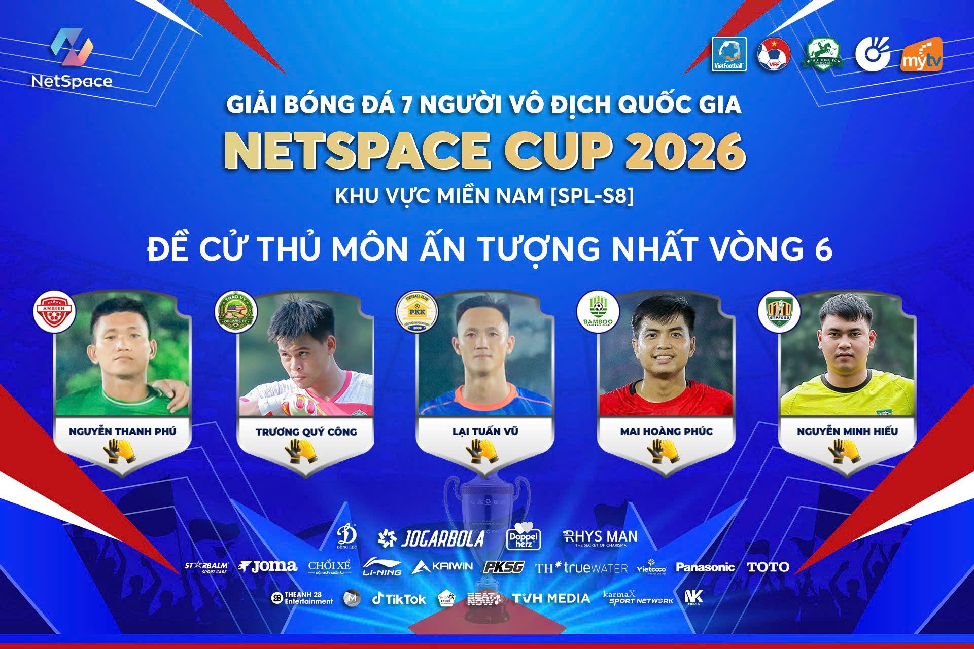 Bình chọn thủ môn ấn tượng vòng 6 SPL-S8
