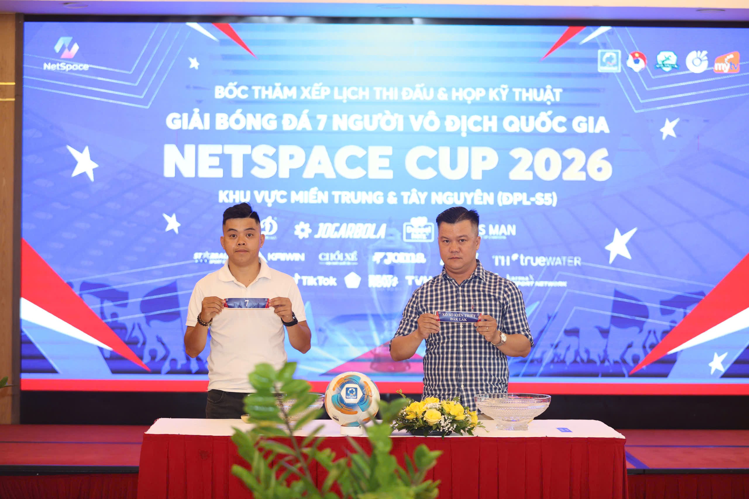 Khởi tranh Giải bóng đá 7 người Vô địch Quốc gia NetSpace Cup 2026 – Khu vực miền Trung & Tây Nguyên
